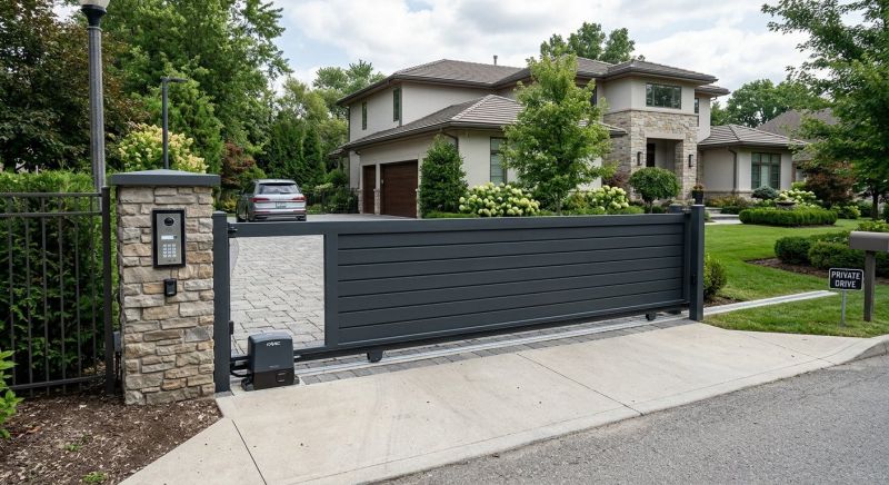 Driveway Gate Installation in Alpharetta, GA