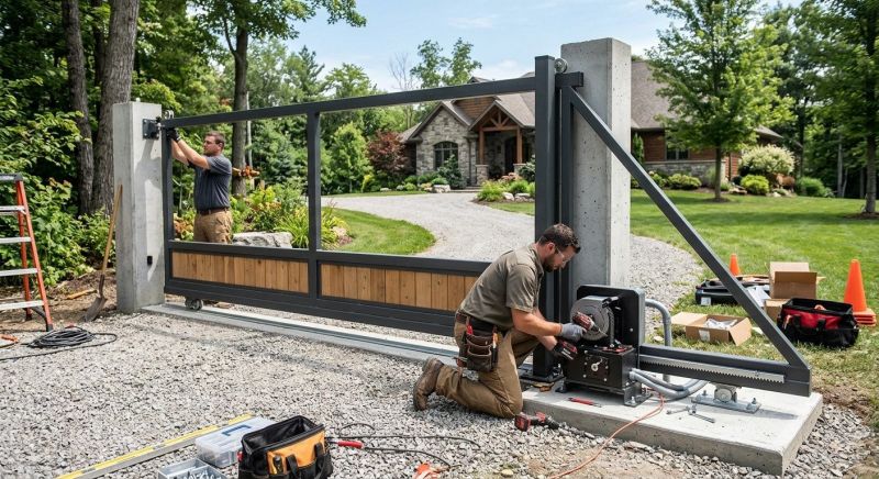 Entrance Gate Installation in Littleton, CO