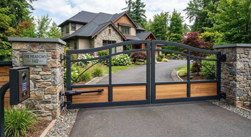 Motorized Gate Installation in Franklin, TN