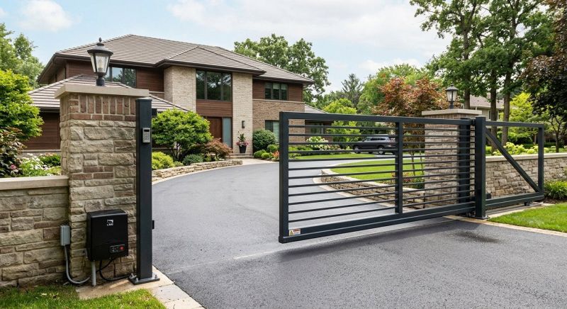 Motorized Gate Installation in Toms River, NJ